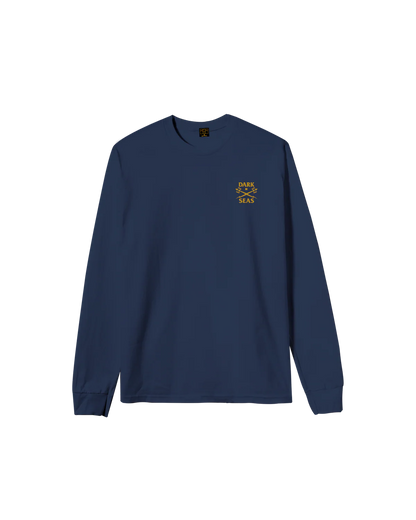 DARK SEAS HOMELAND LONG SLEEVE T-SHIRT NAVY 
