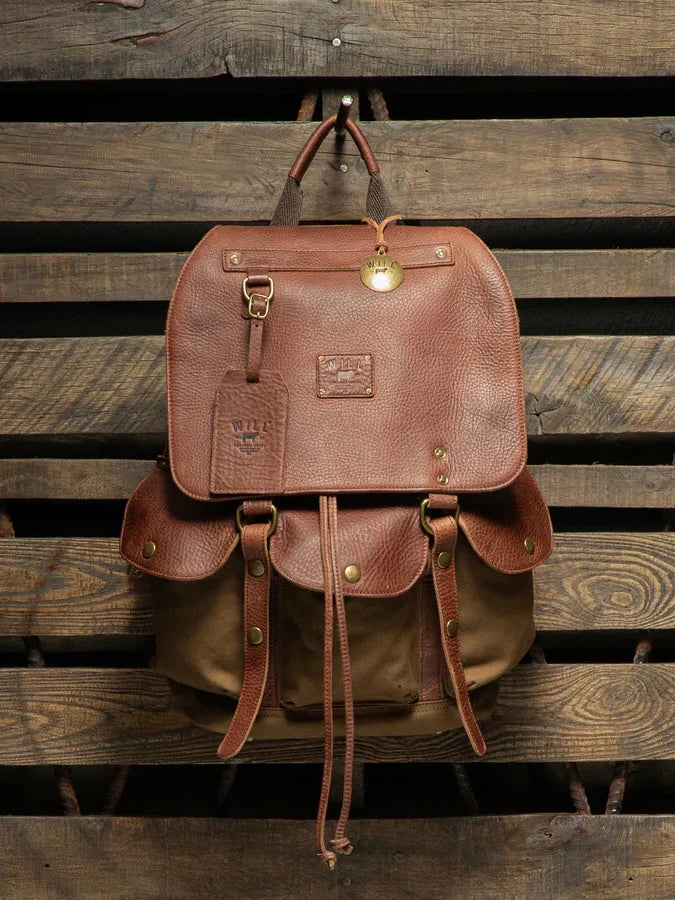 WILL LENNON BACKPACK TOBACCO/COGNAC 