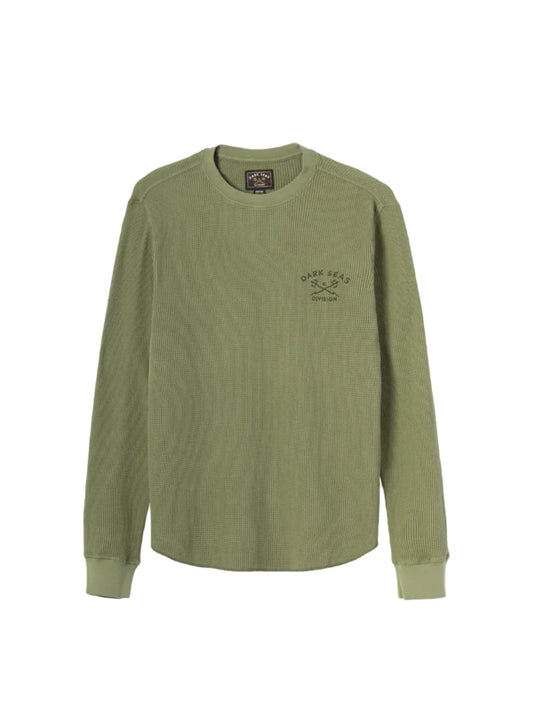 DARK SEAS CONLEY KNIT OLIVE 