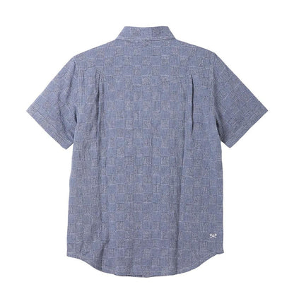 DARK SEAS PIONEER SHORT SLEEVE SHIRT INDIGO 