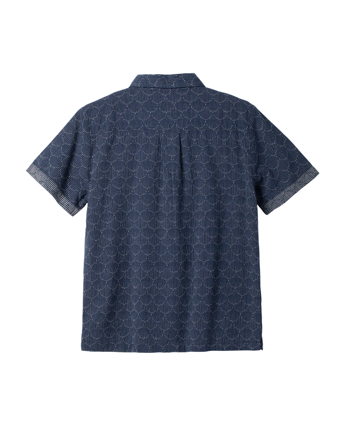 DARK SEAS SCALES SHORT SLEEVE SHIRT NAVY 