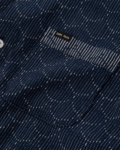 DARK SEAS SCALES SHORT SLEEVE SHIRT NAVY 