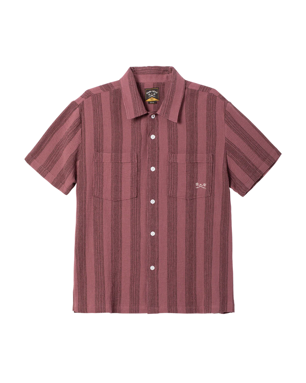 DARK SEAS LAMONT SHORT SLEEVE SHIRT ROSE