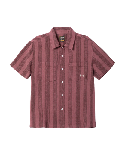 DARK SEAS LAMONT SHORT SLEEVE SHIRT ROSE