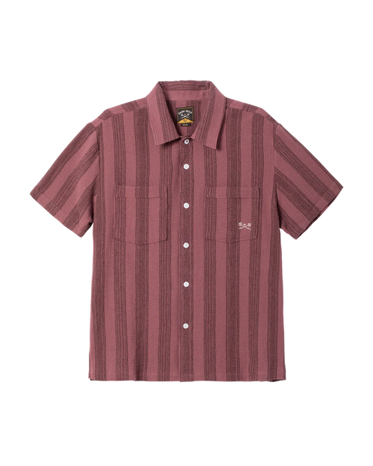 DARK SEAS LAMONT SHORT SLEEVE SHIRT ROSE
