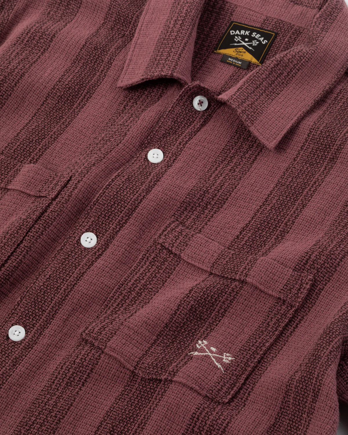 DARK SEAS LAMONT SHORT SLEEVE SHIRT ROSE