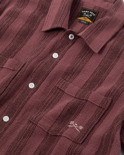 DARK SEAS LAMONT SHORT SLEEVE SHIRT ROSE