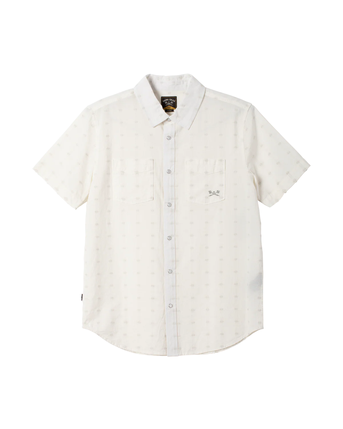DARK SEAS GILDALE SHORT SLEEVE SHIRT OFF WHITE 