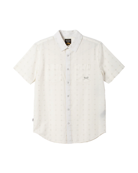 DARK SEAS GILDALE SHORT SLEEVE SHIRT OFF WHITE 