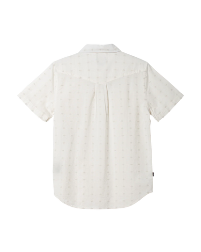 DARK SEAS GILDALE SHORT SLEEVE SHIRT OFF WHITE 