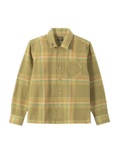 DARK SEAS BLANTON WOVEN SHIRT OLIVE