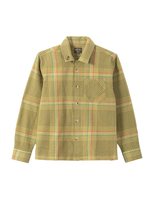 DARK SEAS BLANTON WOVEN SHIRT OLIVE