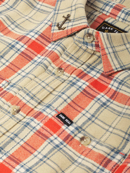 DARK SEAS CIMMERON WOVEN SHIRT MOSS