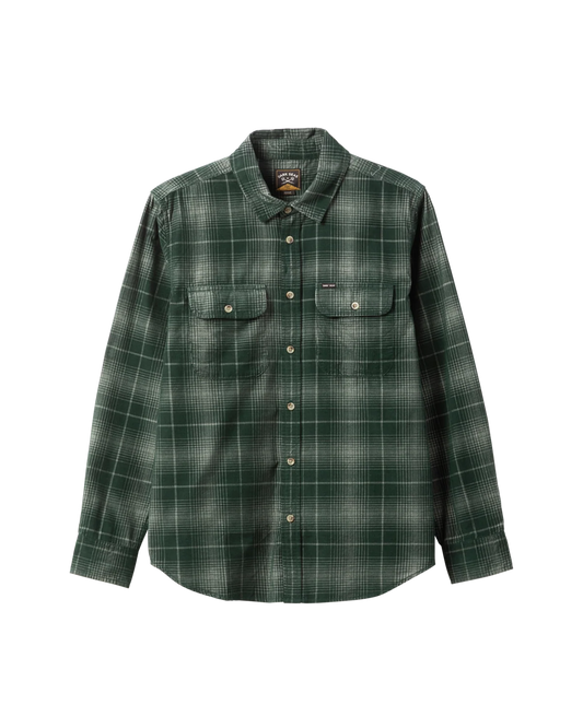 DARK SEAS LOCKHART WOVEN SHIRT GREEN 