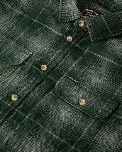 DARK SEAS LOCKHART WOVEN SHIRT GREEN 