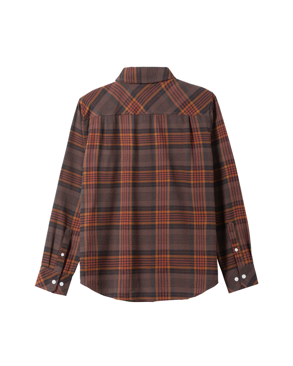 DARK SEAS NEWTON FLANNEL SHIRT BROWN/BLACK 