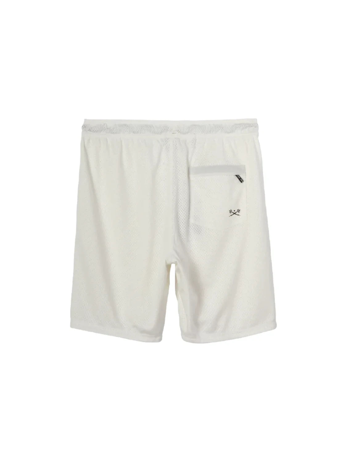 DARK SEAS NO SWEAT MESH SHORT WHITE