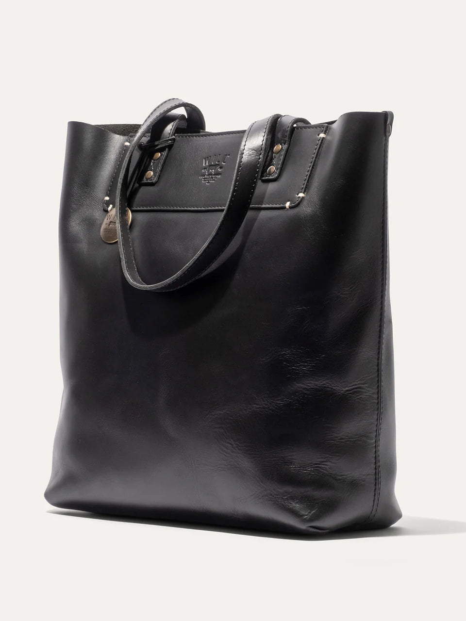 WILL SIMPLE LEATHER TOTE BLACK 