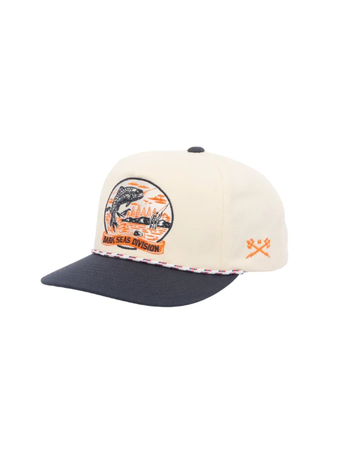 DARK SEAS WHITLEY HAT WHITE/NAVY