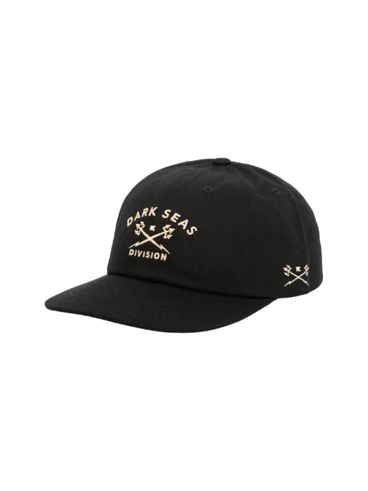 DARK SEAS TRIDENTS LOW PRO HAT BLACK 