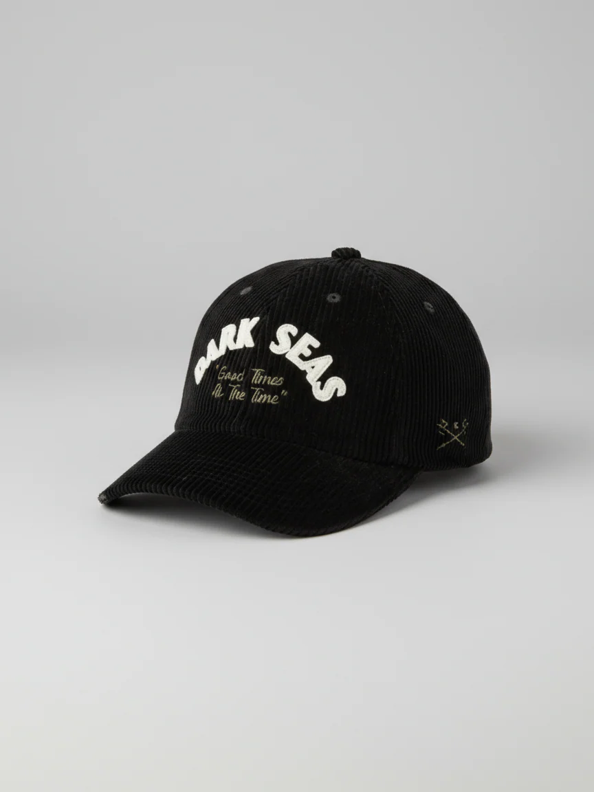 DARK SEAS FISHER HAT BLACK 