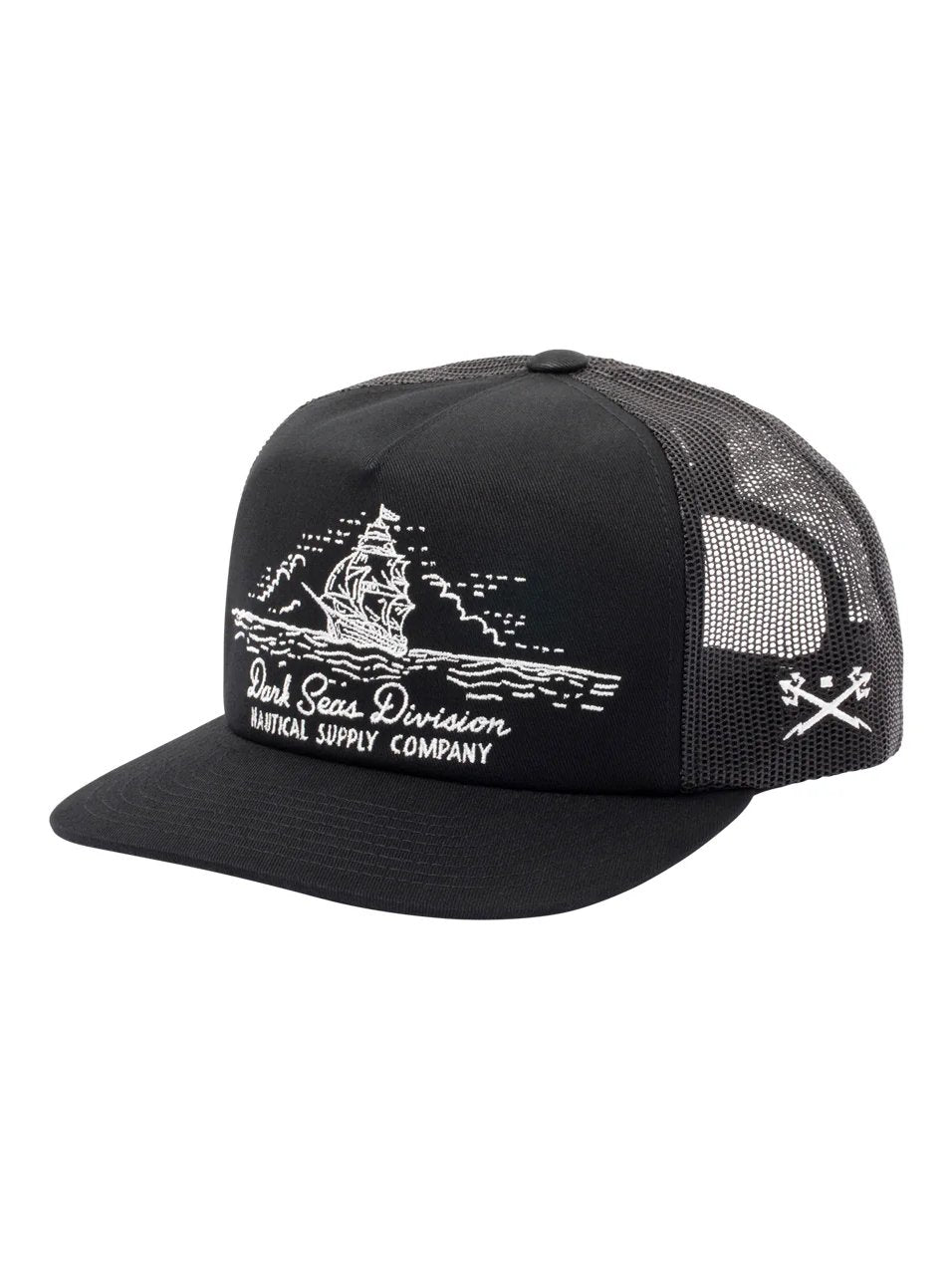 DARK SEAS TALL SHIP HAT BLACK 