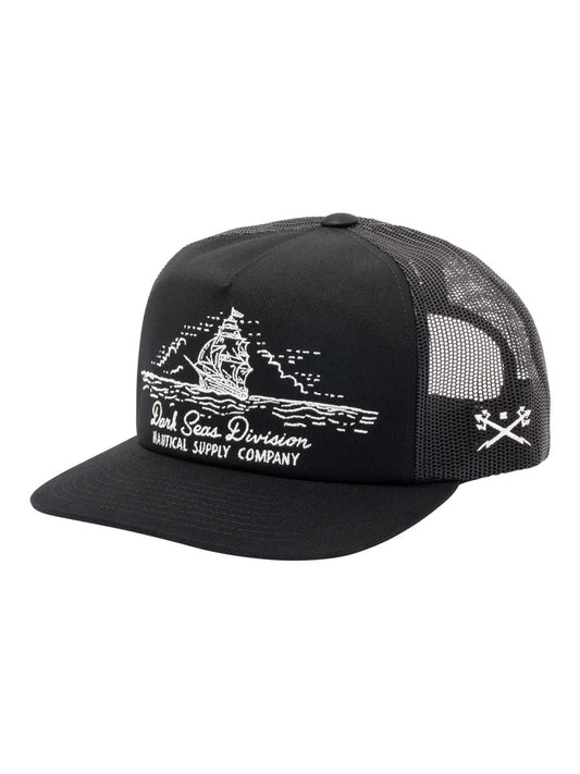DARK SEAS TALL SHIP HAT BLACK 