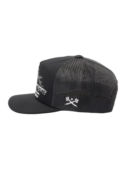 DARK SEAS TALL SHIP HAT BLACK 