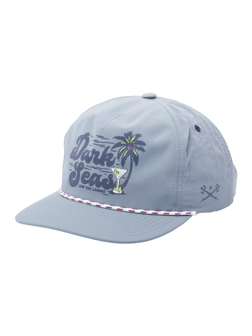 DARK SEAS TIKI TIME HAT LT BLUE 