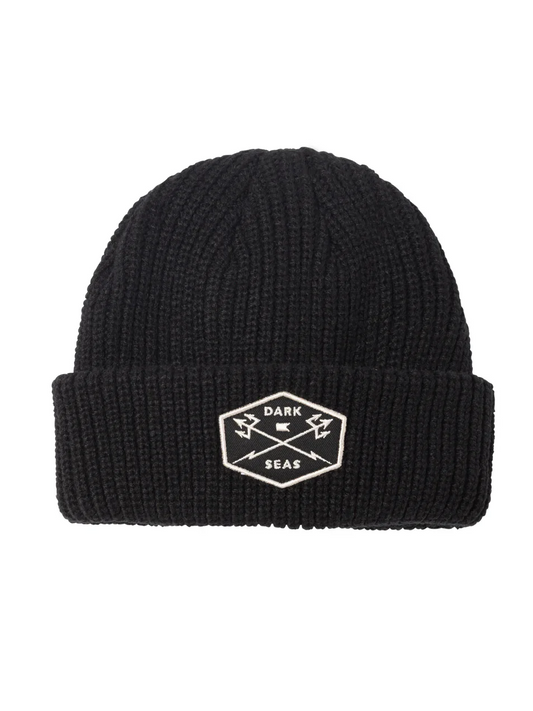 DARK SEAS PROGRESSIVE BEANIE BLACK 