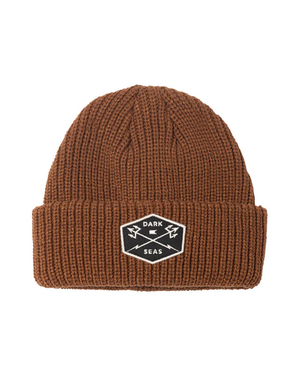 DARK SEAS PROGRESSIVE BEANIE BROWN 