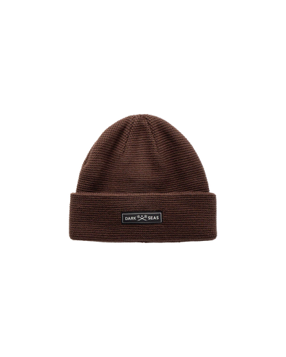 DARK SEAS DAWN PATROL BEANIE BROWN 