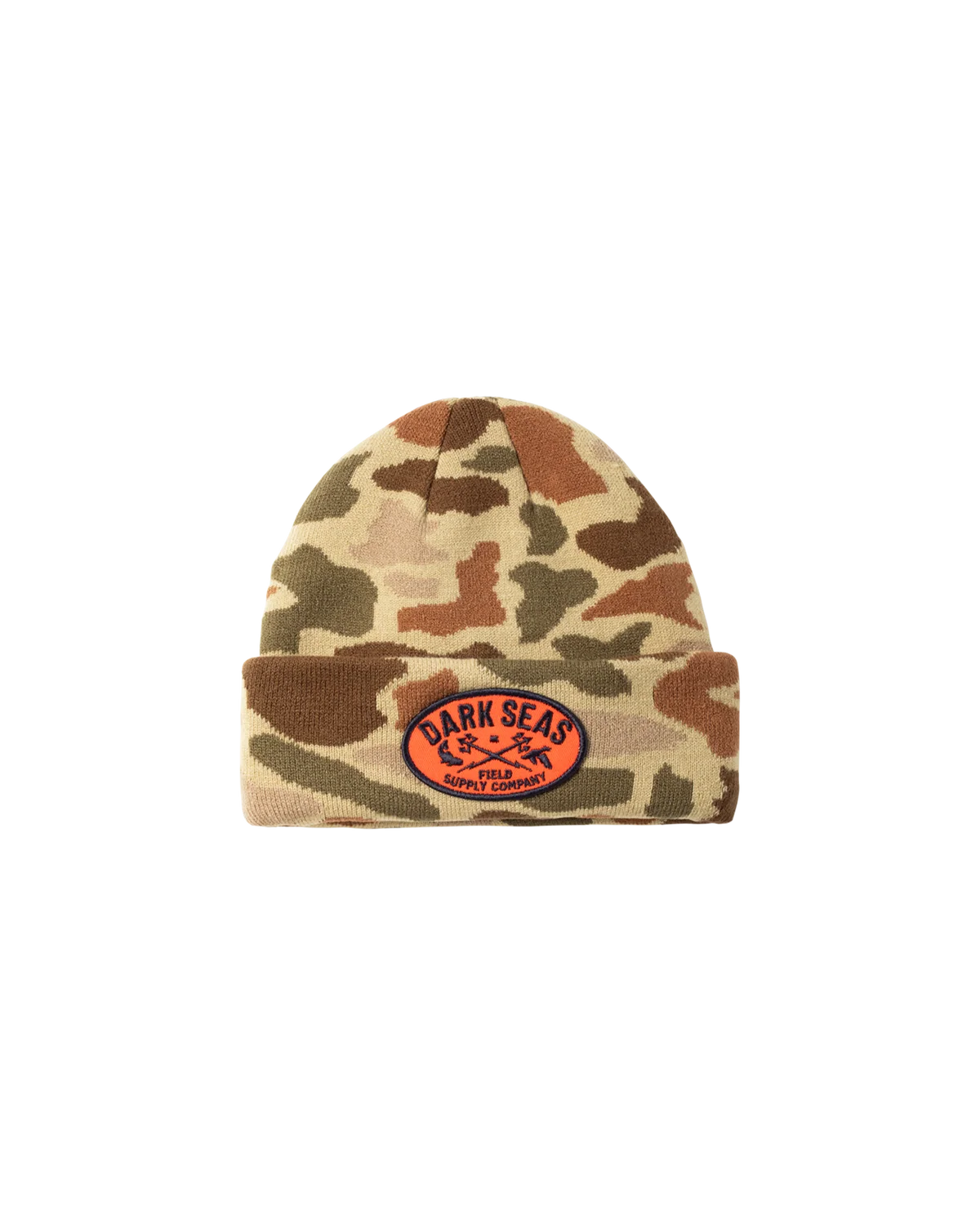 DARK SEAS FIELDS BEANIE CAMO 