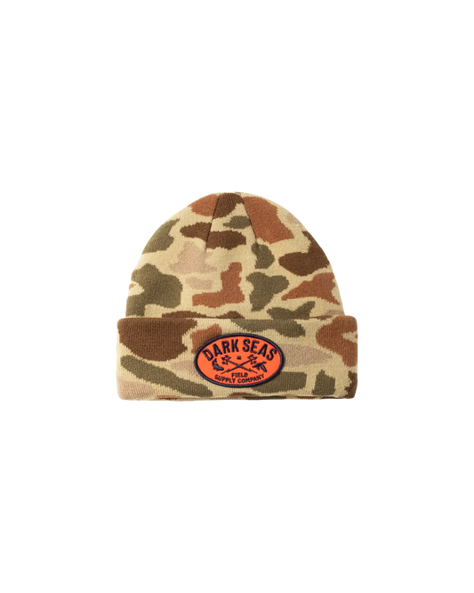 DARK SEAS FIELDS BEANIE CAMO 