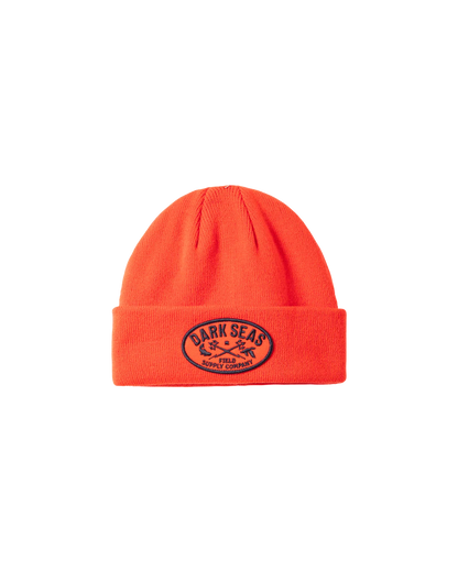 DARK SEAS FIELDS BEANIE ORANGE 