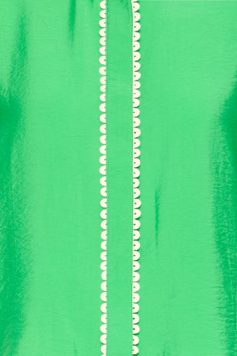 ICHI LENI SHIRT GREEN BRIAR 