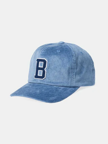 BRIXTON BIG B ADJUSTABLE HAT BLUE MIRAGE CORD