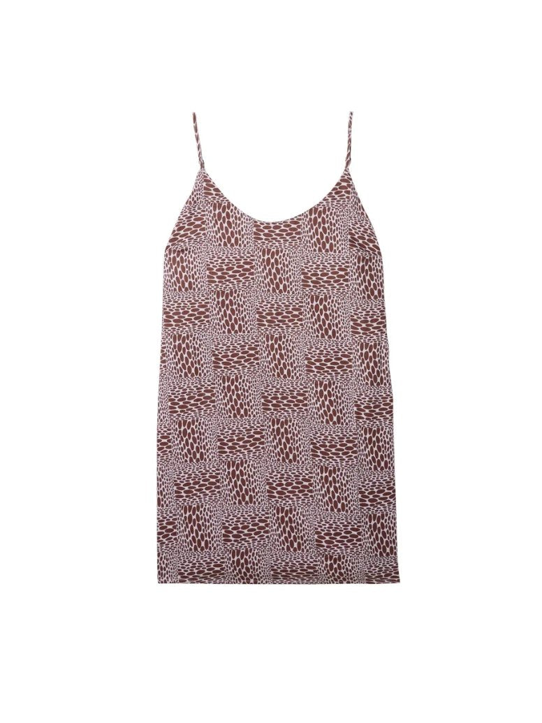 OBEY HOBART SLIP DRESS ORCHID PETAL MULTI 