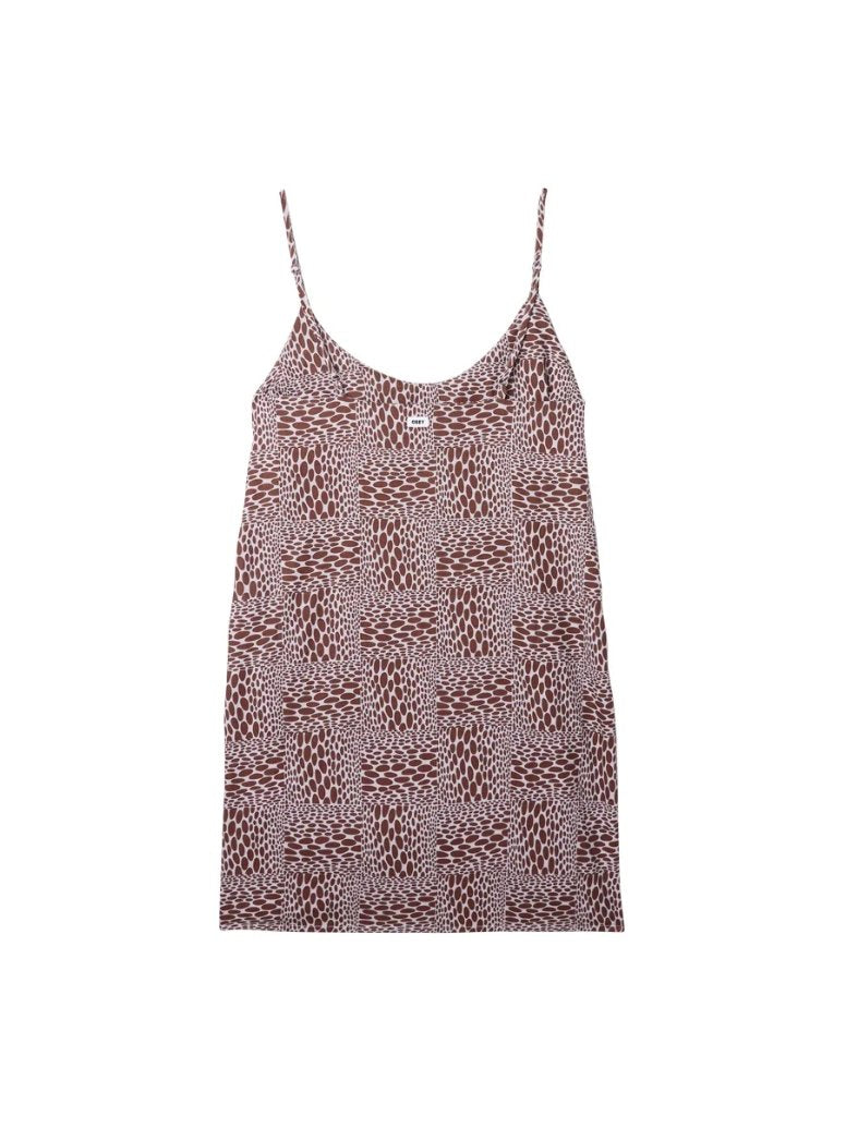 OBEY HOBART SLIP DRESS ORCHID PETAL MULTI