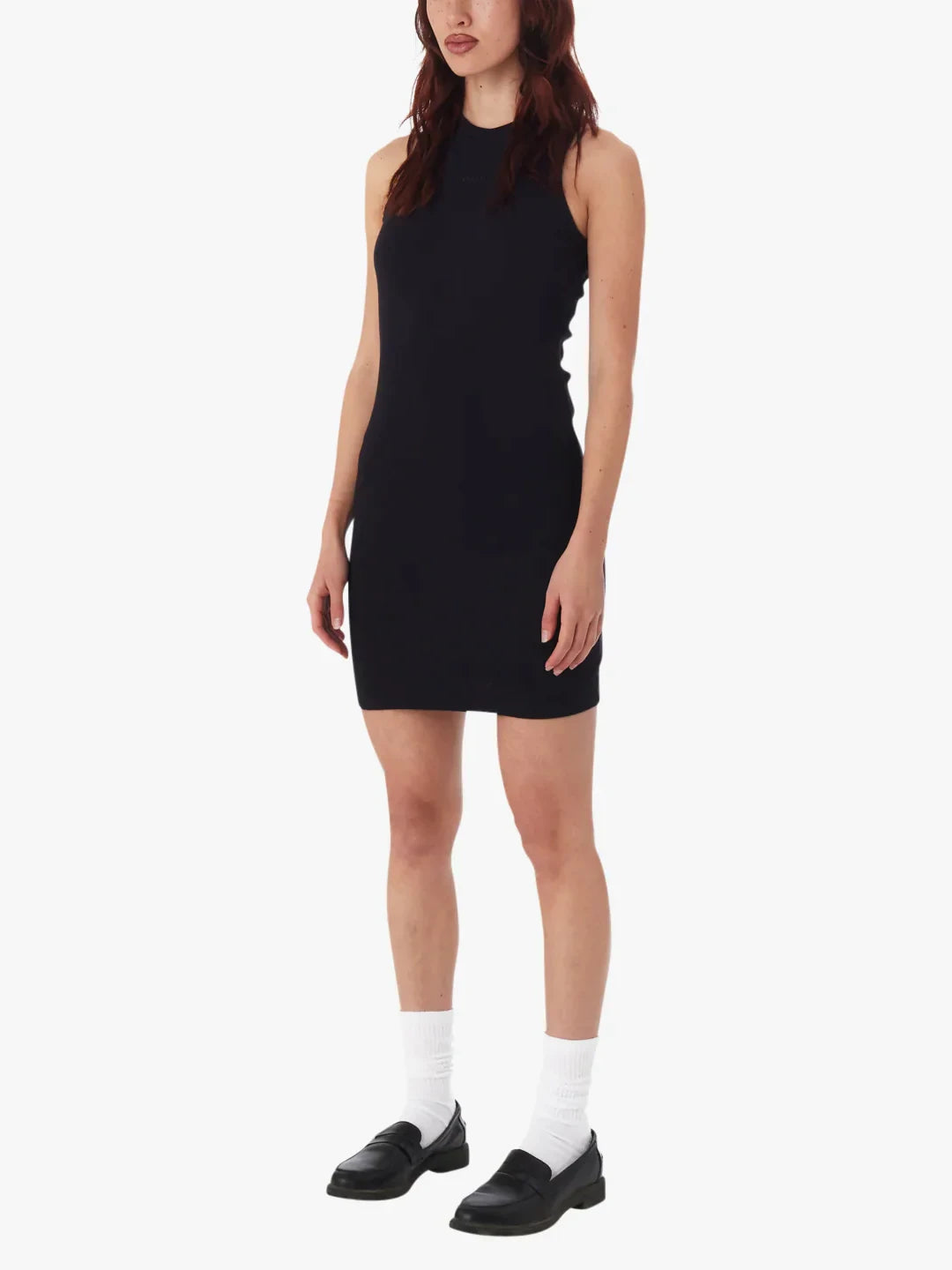 OBEY KNIT DRESS ANTHRACITE