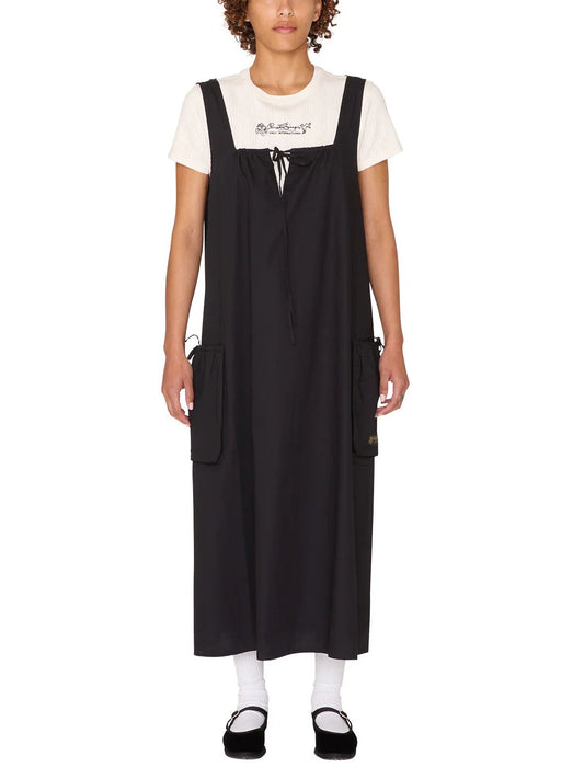 OBEY CEREMONY CINCH DRESS DIGITAL BLACK