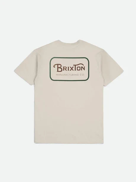 BRIXTON GRADE STANDARD TEE CREAM