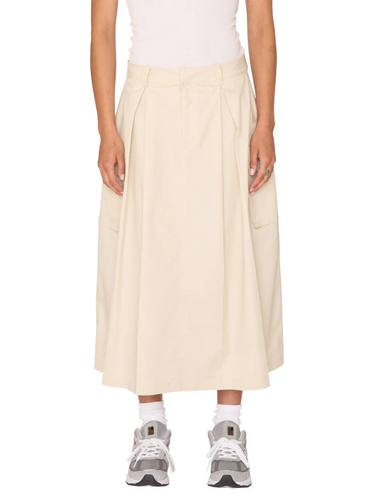 OBEY SURFACE CARGO SKIRT SILVER BIRCH