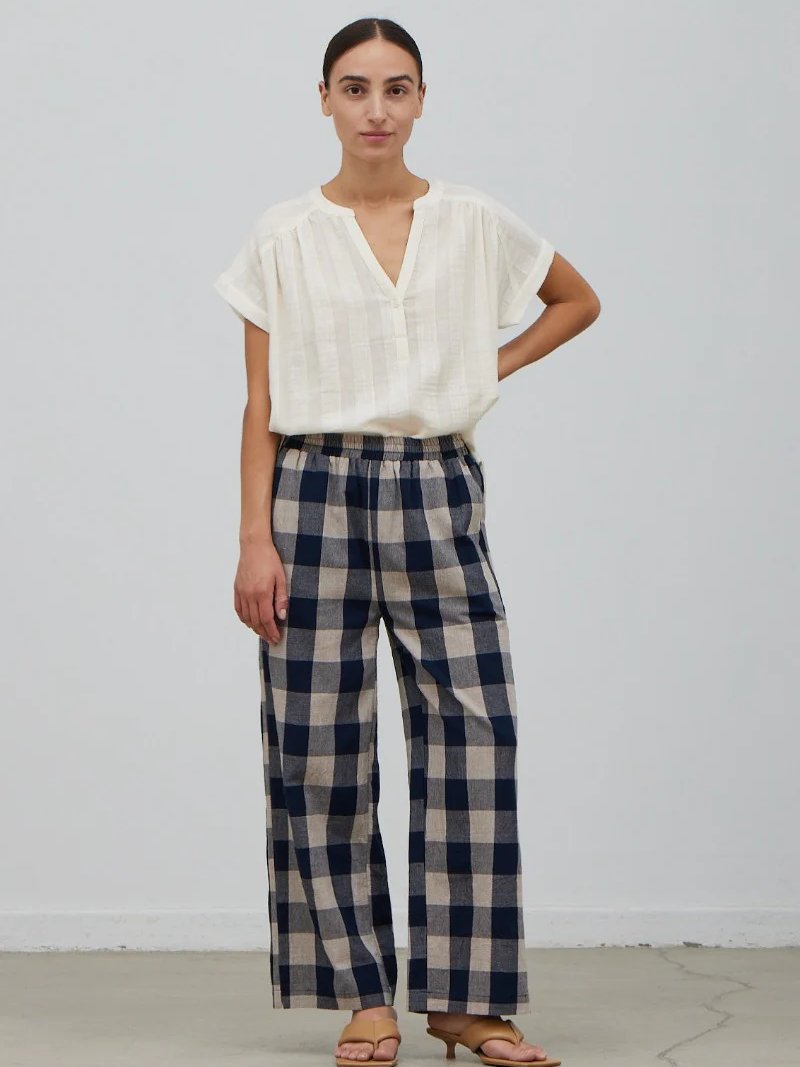 LARGE GINGHAM PANT