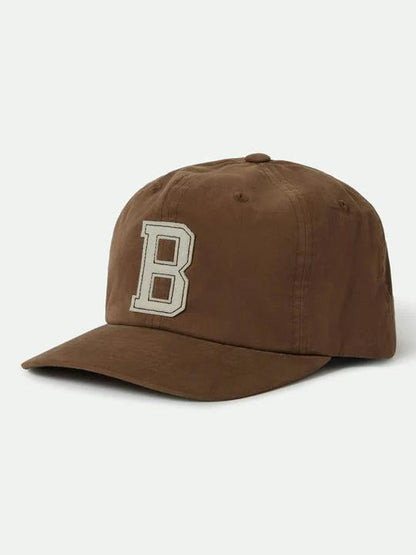 BRIXTON BIG B ADJUSTABLE HAT PINECONE BROWN TWILL