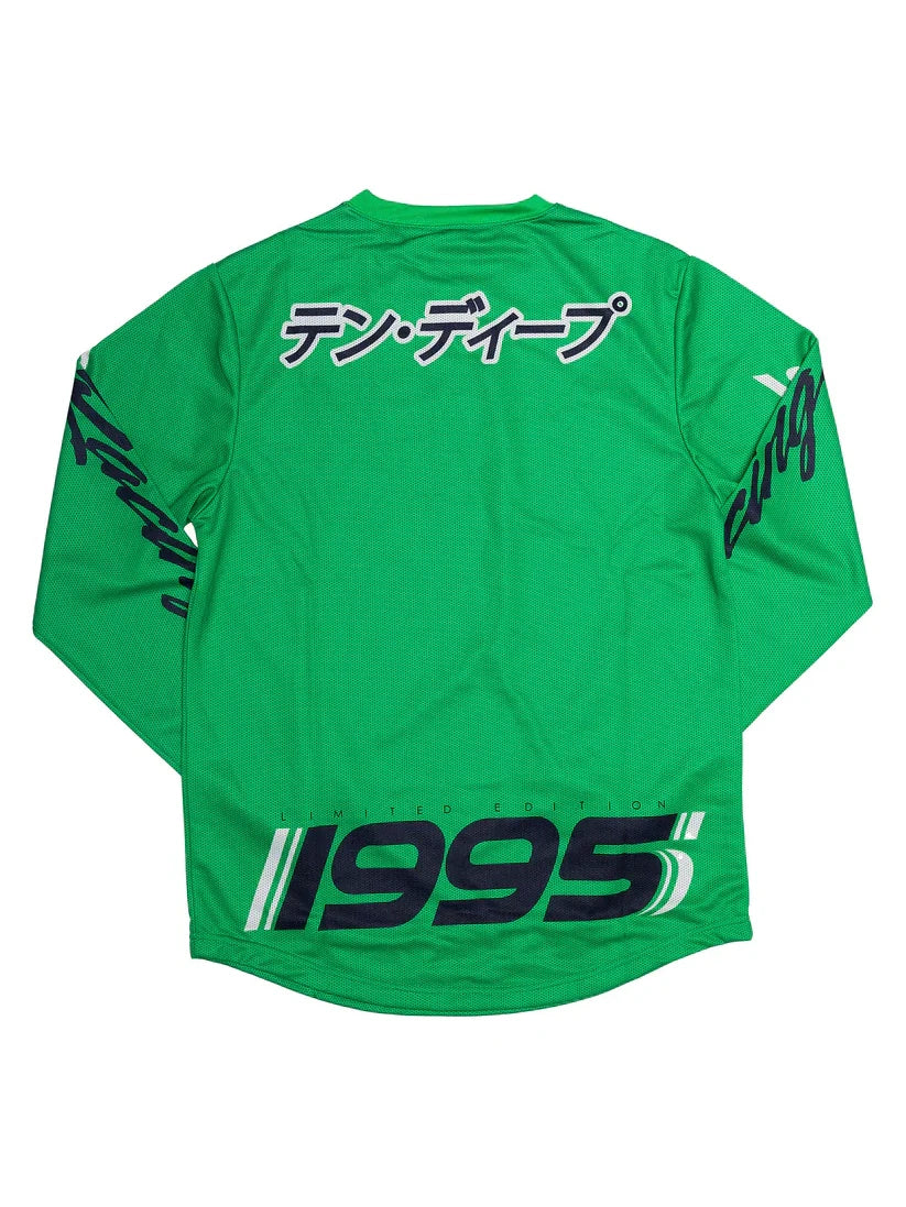 10 DEEP SPONSORED RACER JERSEY GREEN