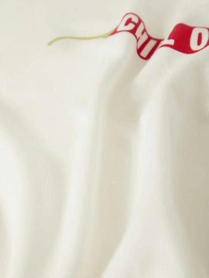BRIXTON CHILL OUT FITTED CREW T-SHIRT OFF WHITE