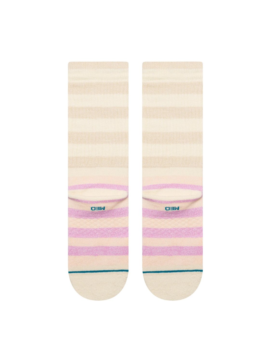 STANCE SHERBERT BUTTER BLEND CREW SOCKS OATMEAL HEATHER