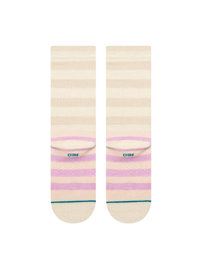 STANCE SHERBERT BUTTER BLEND CREW SOCKS OATMEAL HEATHER