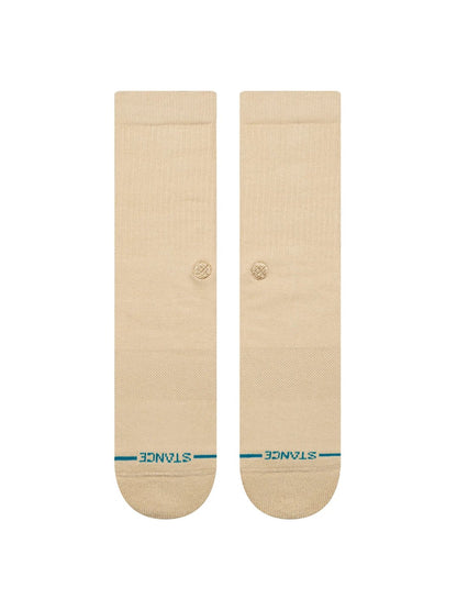 STANCE ICON CREW SOCKS SAND